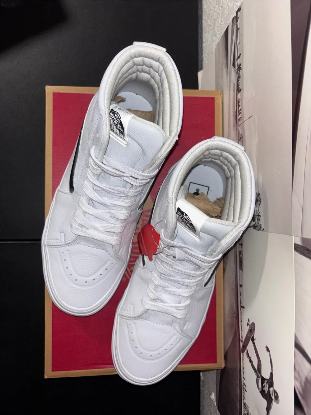 Vans Sk8-Hi XI Leather sz 8.0 Men’s 9.5 Woman